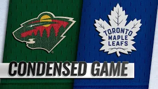 01/03/19 Condensed Game: Wild @ Maple Leafs