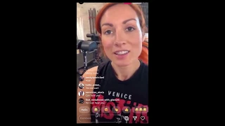 Seth Rollins And Becky Lynch Instagram Live Part 1 With Becky Singing