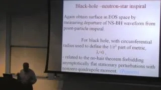 CaJAGWR seminar by John Friedman: Measuring the neutron-star equation of state...