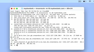 Useful macOS network terminal commands – An introduction to Traceroute