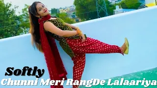 Softly | Chunni Meri Rang De Lalaariya Mere Yaar Di Gaddi De Naal Di | Karan Aujla | Nupur Dance