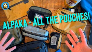 Alpaka Pouch Comparison and Walkthrough - All the EDC Pouches!