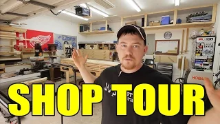 2 Car Garage Woodshop - Shop Tour 2015