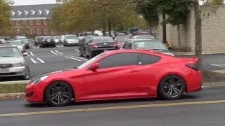 Hyundai Genesis 2.0 T TurboX Catback Revs and accelerations!