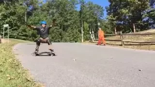 Longboarding | Stand-Up Slide Fail!