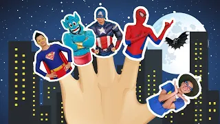 Superheros Finger Family and More Nursery Rhymes for Kids