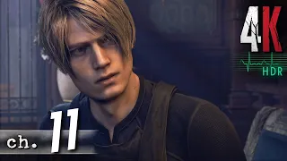 Resident Evil 4 Remake [4K/60fps HDR] (100%, Hardcore, Platinum) Walkthrough Part 11 - Chapter 9