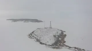 Псковское озеро. Острова Залита, Талабенец и Белов. 13.02.2021