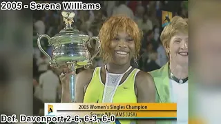 Australian Open Women’s Singles Champion of the 2000’s