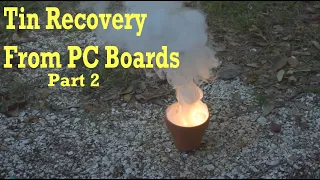 Tin Recovery From E-Waste part 2: Viewer Request Special #recycle #chemistry #ewaste