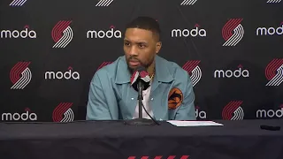 Damian Lillard: "The fight that we showed gave us a chance" | Portland Trail Blazers | Mar. 17, 2023