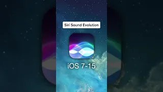 Siri Sound Evolution 🙃 #shorts