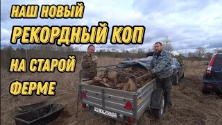 Наш новый РЕКОРДНЫЙ КОП на старой ферме.