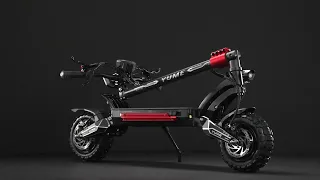 YUME Raptor 60v 6000w compact and power with portability electric adult scooters