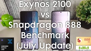 Galaxy S21 Benchmark Test July Update - Exynos 2100 vs Snapdragon 888