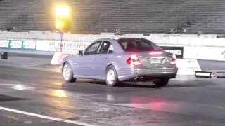 Lowprofiles Mercedes E55 11.5 second 1/4 mile drag racing