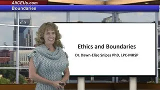 Ethics And Boundary Issues in Counseling--CEUs for LPC, LMHC, LCSW