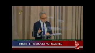 Finance Minister: TTPS' Budget Was Not Slashed