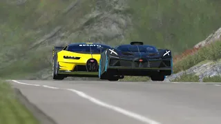 Bugatti Vision GT vs Bugatti Bolide at Highlands