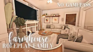 Roblox Bloxburg - No Gamepass One-Story Roleplay Farmhouse - Minami Oroi