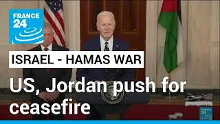 US, Jordan throw weight behind Gaza ceasefire as Rafah offensive nears • FRANCE 24 English