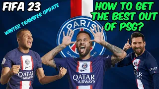 *WINTERTRANSFER UPDATE* FIFA 23 - BEST PSG Formation, Tactics and Instructions