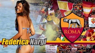 FEDERICA NARGI tifosa hot ROMA - in costume molto sexy - Draw