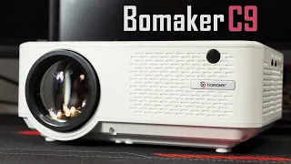 Мультимедійний проектор Bomaker C9 Full HD LED 7000 лм Wi-Fi з динаміками