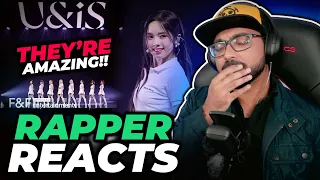 Rapper Reacts to UNIS(유니스)  'Whatchu Need' Stage | 'WE UNIS' Media Showcase | First Time Reaction!