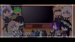 Hashira react to giyuu [sanegiyuu, rengiyuu ] // реакция столпов на гию [СанеГию, РенГию]