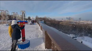 POV Moscow: Sparrow Hills and Moscow State University.  Воробьёвы горы и МГУ 20.12.22