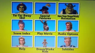 DreamWorks Animation Play Movie on DVD Menu (1998 - 2009)