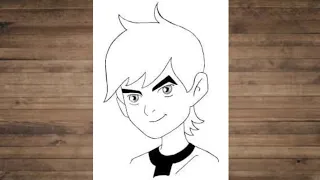 How to draw Ben 10 | Ben 10 drawing easy step by step | Ben 10