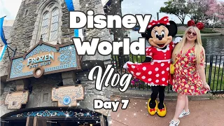 Disney World vlog 2023 episode 7 | Genie+ vs Standby fail at Epcot and trying new Disney snacks
