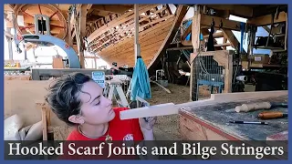 Hooked Scarf Joints and Bilge Stringers - Episode 159 - Acorn to Arabella: Journey of a Wooden Boat