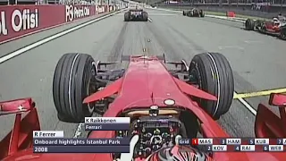 F1 Onboard Highlights | F1 2008 - R05 - Turkish Grand Prix