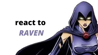 wednesday react to raven as new student part 1/?