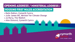 Opening Address : Ministerial Address : Housing First Wales Accrediation