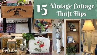 15 DIY VINTAGE COTTAGE HOME DECOR THRIFT FLIPS ON A BUDGET