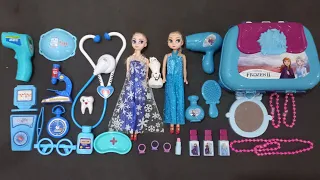 Hello Kitty Toys|6 Minutes Satisfying Unboxing Disney Princess Frozen Barbie Doctor Set & Makeup Set