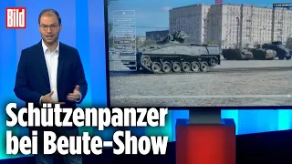 Deutscher „Marder“ plötzlich in Moskau | BILD Lagezentrum