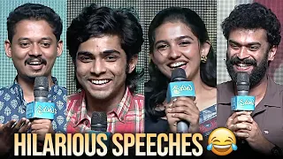 Premalu Movie Team Hilarious Speeches | Naslen | Mamitha Baiju | Shyam Mohan | Sangeeth Prathap