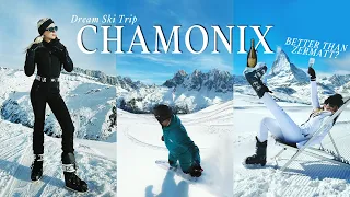 Skiing in CHAMONIX, FRANCE 🇫🇷🎿🥖🍷🌞 Vlog // NOT ACTUALLY WORTH IT!?