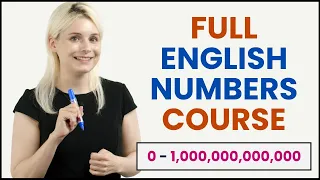 Learn English Numbers FULL COURSE | All Numbers 0 to 1 TRILLION