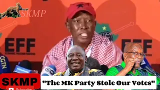 Julius Malema: "We and the MK Party are relatives, but they stole our votes." : 2024 Elections