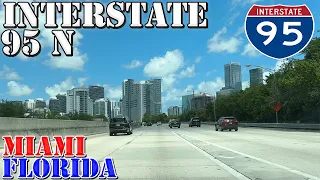I-95 North - Miami - Florida - 4K Highway Drive - 2024
