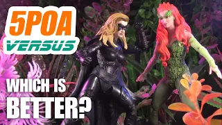 BATGIRL VS POISON IVY! McFarlane Toys DC Multiverse Batman & Robin Build-A Wave Action Figure Review