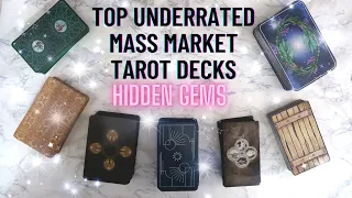 Underrated Tarot decks?🤫 BEST HIDDEN GEMS TAROT DECKS in my collection 🔮(mass market edition)