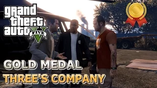 GTA 5 Three's Company / Trzech Wspaniałych - GOLD MEDAL [100% GUIDE] [PS4]