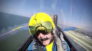 U.S. Navy’s Pilots Cockpit Blue Angels Flight Point Air Show.